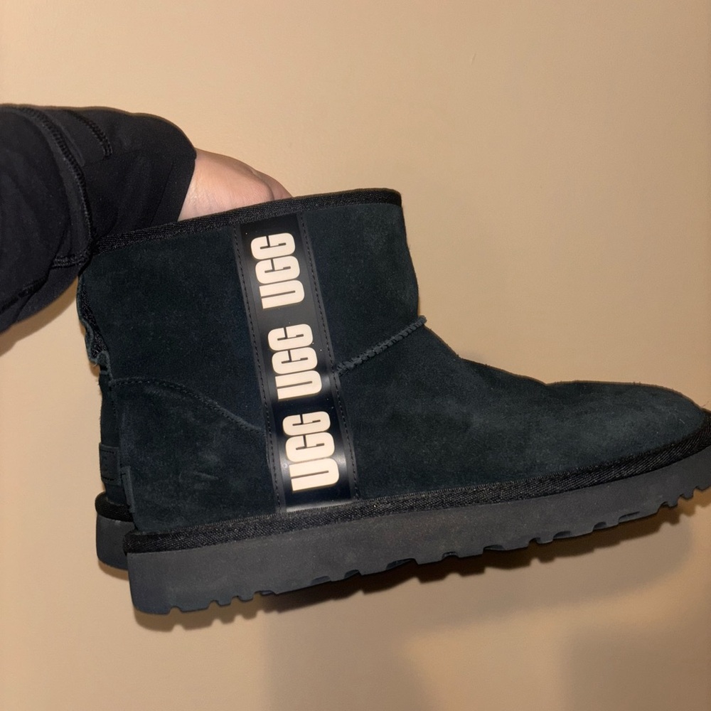 Black classic mini Ugg boots